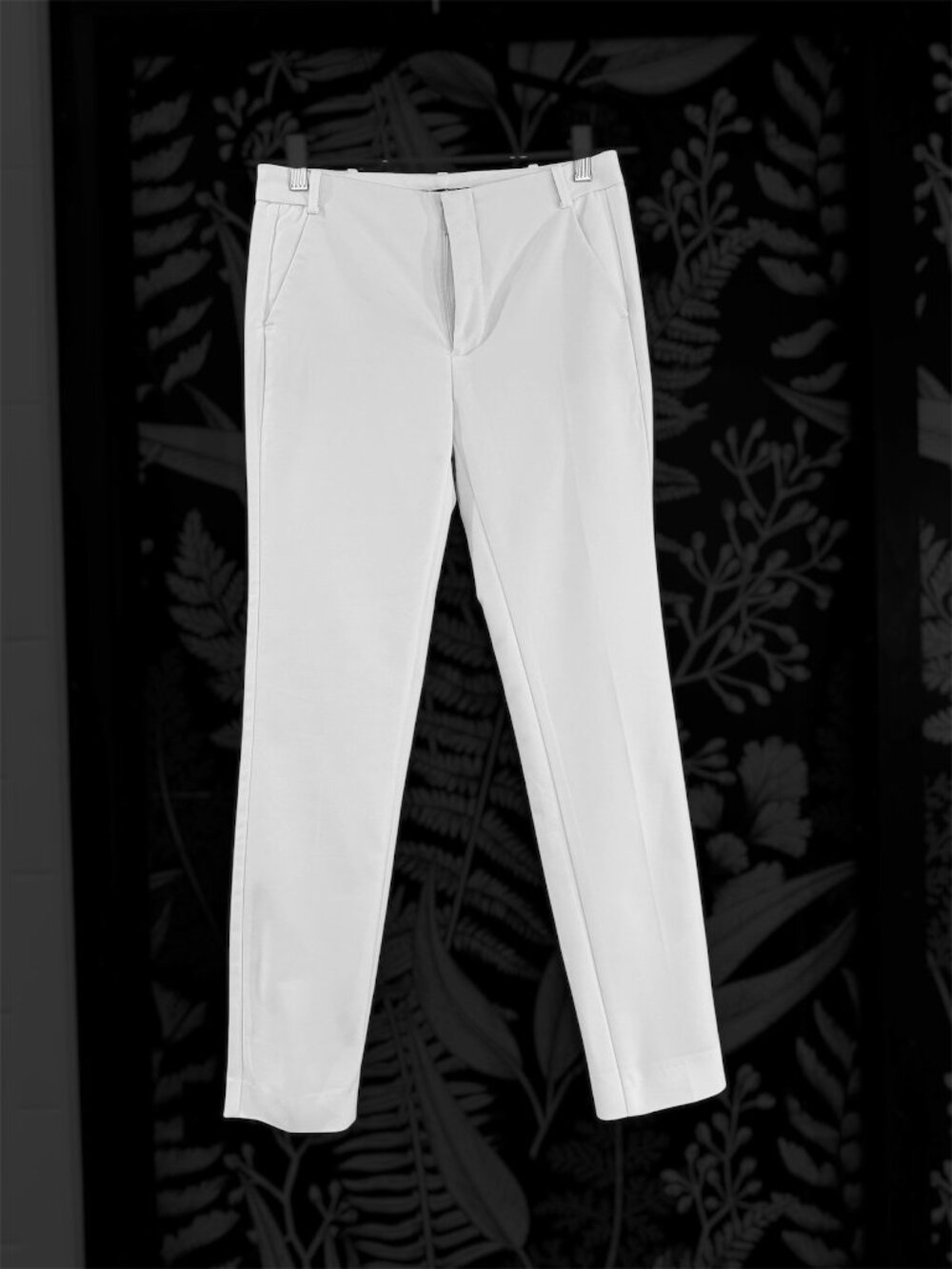 Zara White Tailored Dress Pants Slim Straight Leg Trousers EU 34 US 2